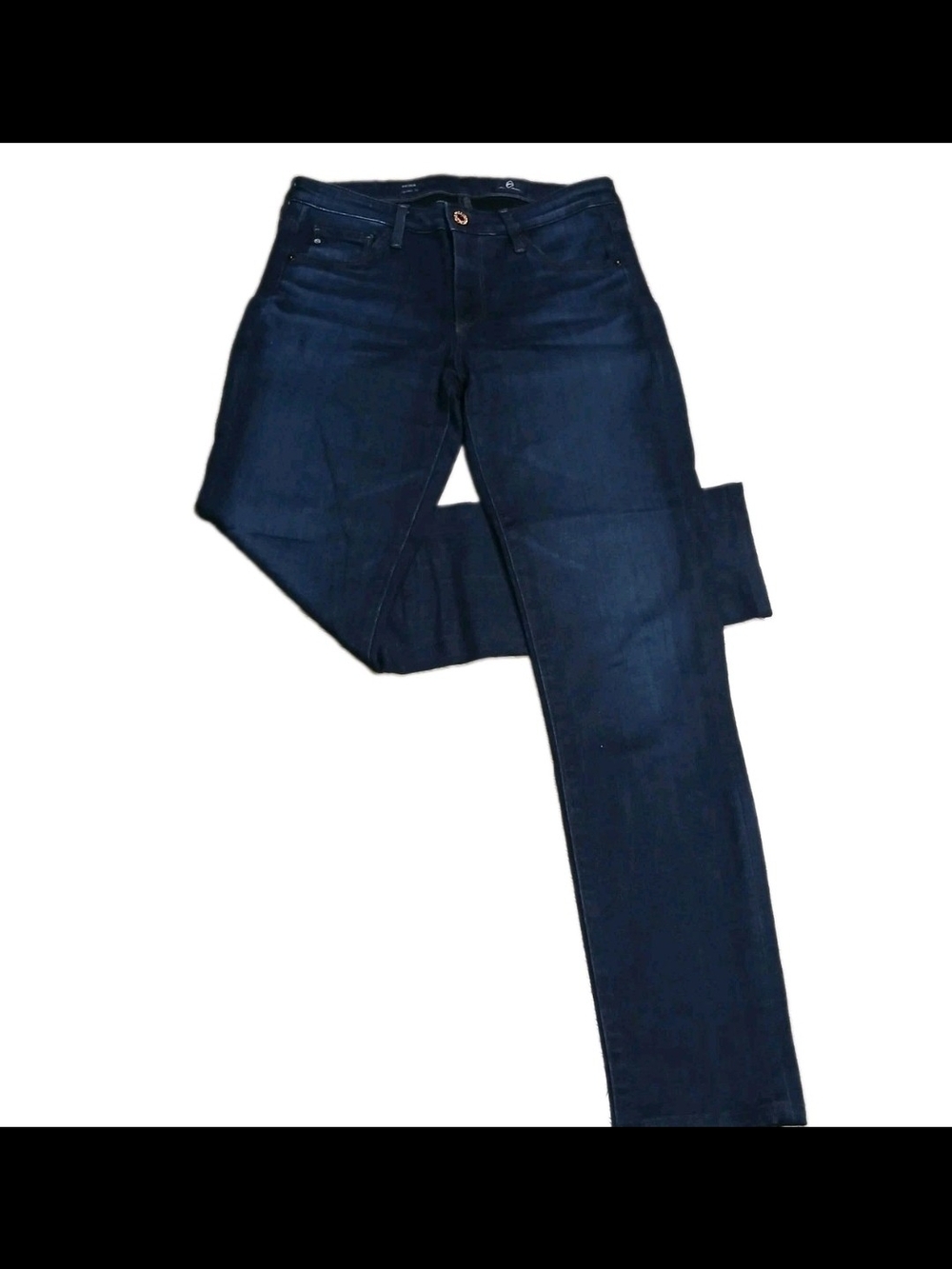 AG Adriano Goldschmied Prima Cigarette Leg Dark Wash Jeans Women's Size 26R